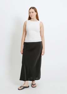 New Arrivals: MAVERICK PLEAT TANK / WHITE