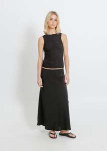 MAVERICK PLEAT TANK / BLACK