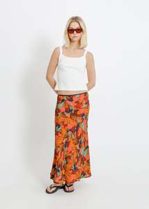 BENNIE SKIRT / PEONY PARADE
