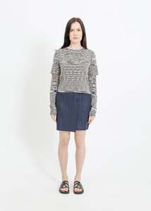Skirts: HARPER PLEAT MINI / NAVY