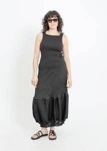 Skirts: RANDI PLEAT SKIRT / BLACK