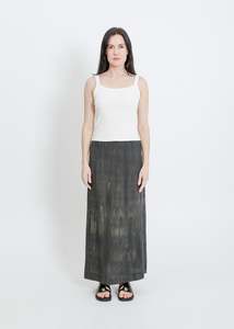 LUCA SKIRT / WASHED KHAKI