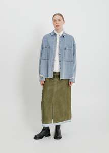 Shirts: ENNIS DENIM OVERSHIRT / LIGHT INDIGO