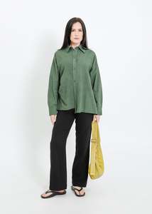 FIFER SHIRT / GREEN-GREY