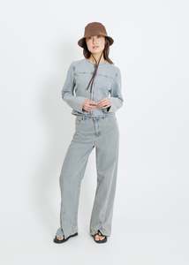 CABRERA DENIM JACKET / INDIGO BEIGE WASH