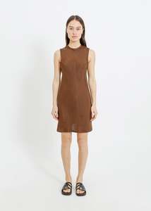 AVENUE DRESS / COFFEE