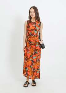 Winter Dresses: PARIS DRESS / FRAGILE BLOOMS-PEONY PARADE