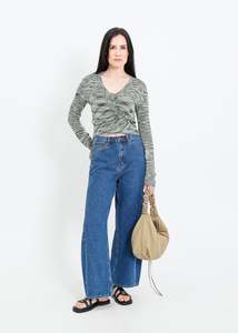 Knit Tops: MAGNOLIA CARDI / SAGE SPACE DYE