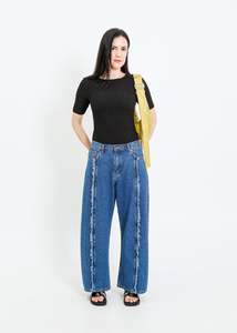 Jeans: LOU JEAN / MEDIUM INDIGO