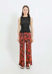 MIA PLEAT PANT / PEONY PARADE