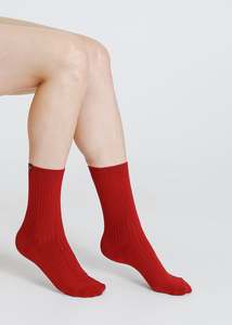 Accessories: DREW SOCKS / SANGRIA