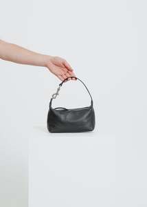 MALO LEATHER BAG / BLACK