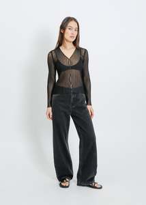 ENZO PLEAT CARDI / BLACK