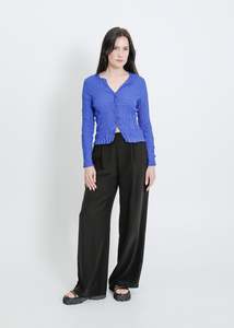 Sale Tops: TANNER PLEAT CARDI / BRIGHT BLUE
