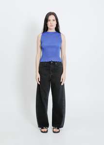 Sale Tops: EMMA PLEAT TOP / BRIGHT BLUE