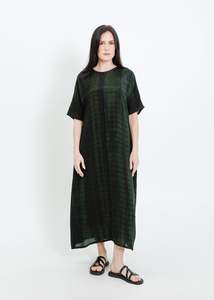 Sale Dresses: PHOENIX DRESS / BLACK-GREEN