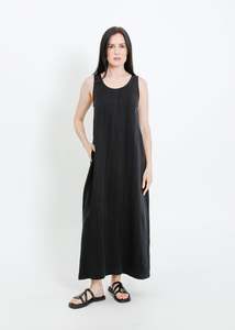 DION DRESS / BLACK