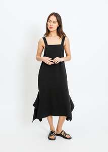 Sale Dresses: BANDIT PINAFORE / BLACK