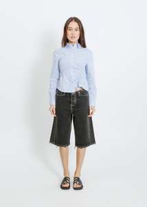 Shorts: DARIO DENIM SHORT / DIRTY BLACK WASH