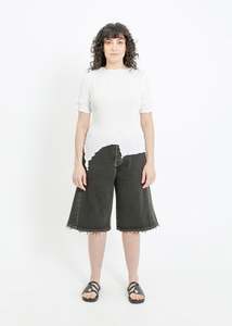 Shirts Shirts By Colour White Shirts: WALKER PLEAT TOP / WHITE