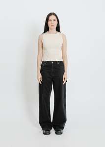 WESLEY PLEAT TANK / CREAM