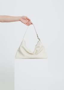 MIRAGE LEATHER BAG / CREAM