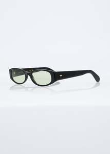 Eyewear: RHOE SUNGLASSES / BLACK-MOSS