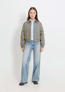 Black Coats: JOPLIN BOMBER / HAZE
