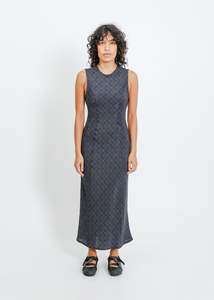 Orion Dress / Indigo Wine Check