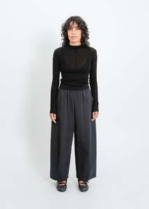 Sana Knit Top / Black