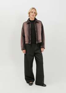 Black Coats: Pip Denim Jacket / Black-Pinot