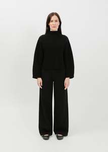 Bonnie Knit Sweat / Black