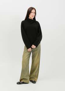 Alia Knit Sweat / Black