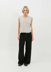 Knit Tops: Zadie Knit Vest / Taupe Marle