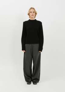 Waylen Knit Sweat / Black