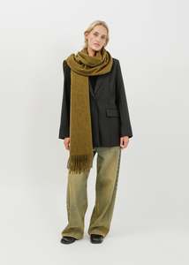 Winter Scarves: Francesca Scarf / Olive