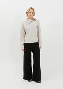 Workwear Work Pants: Serena Knit Pant / Black