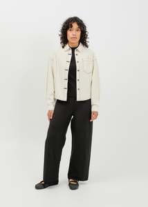 New Arrivals: Ramona Denim Shirt / Cream