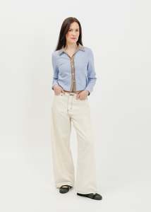 Alora Shirt / Blue-White