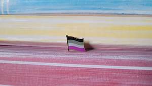 Alphabet Merch: Pin: Ace Flag