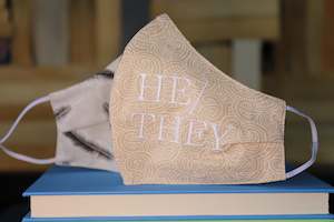 Pronoun Mask: He/They Kiwiana