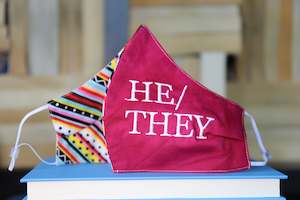 Pronoun Mask: He/They Allsorts