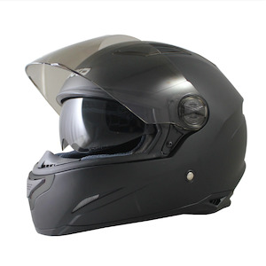 Protection Road: Nikko N802 Full Face Road Helmet (with inner visor), Made in Taiwan