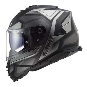 LS2 FF800 Storm II Faster Helmets - Matte Titanium 06