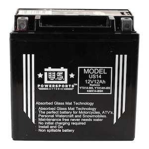Other Accessories Road: USPS AGM Battery - US14-BS (YTX14-BS & YTX14H-BS)
