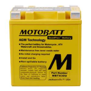 Motobatt Battery Quadflex AGM - MBTX30U