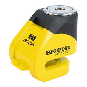 Security Locks Other Accessories Road: Oxford Disc Lock Scoot XD5 - Black / Yellow