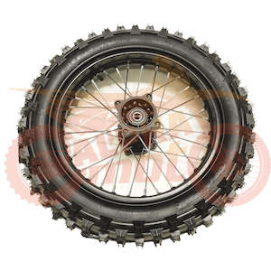 FORZA FMX140BF Rear Disc Wheel with Tyre, Tube, Steel Rim