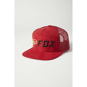 FOX APEX SNAPBACK HAT (Red/Black)