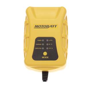 Battery Charger Other Accessories Road Off Road: Motobatt Charger TECH1 6v/12v 1.0A suits Lead Acid, AGM, GEL & Lithium Batteries